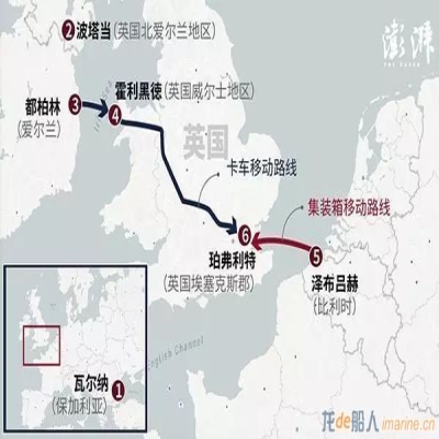 “死亡集裝箱”跨英吉利海峽抵英 起始港是走私“熱點地區”